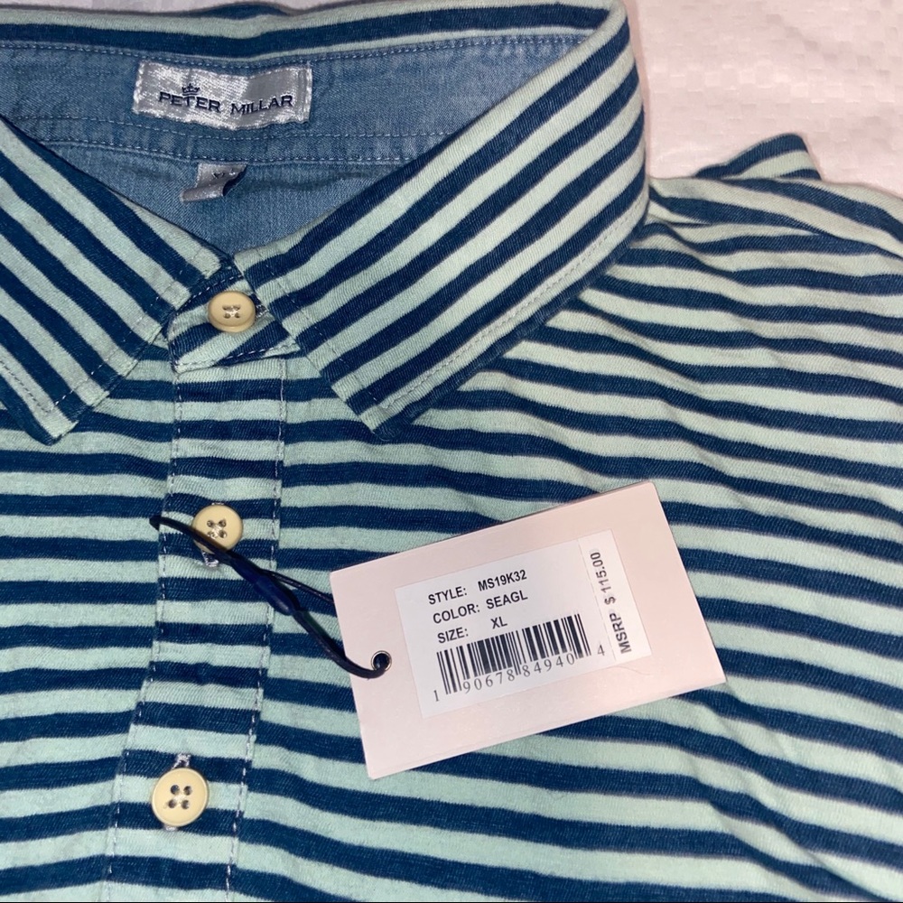 NWT Peter Millar Seaside Wash Polo Shirt - Picture 2 of 7
